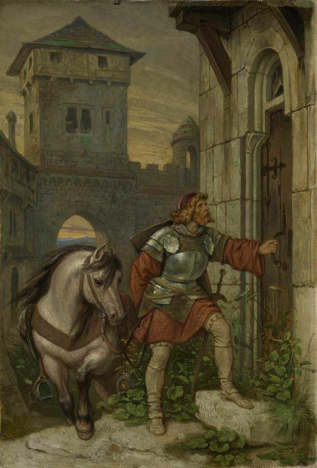 Moritz von Schwind - Heimkehrender Ritter - 11562 - Bavarian State Painting Collections