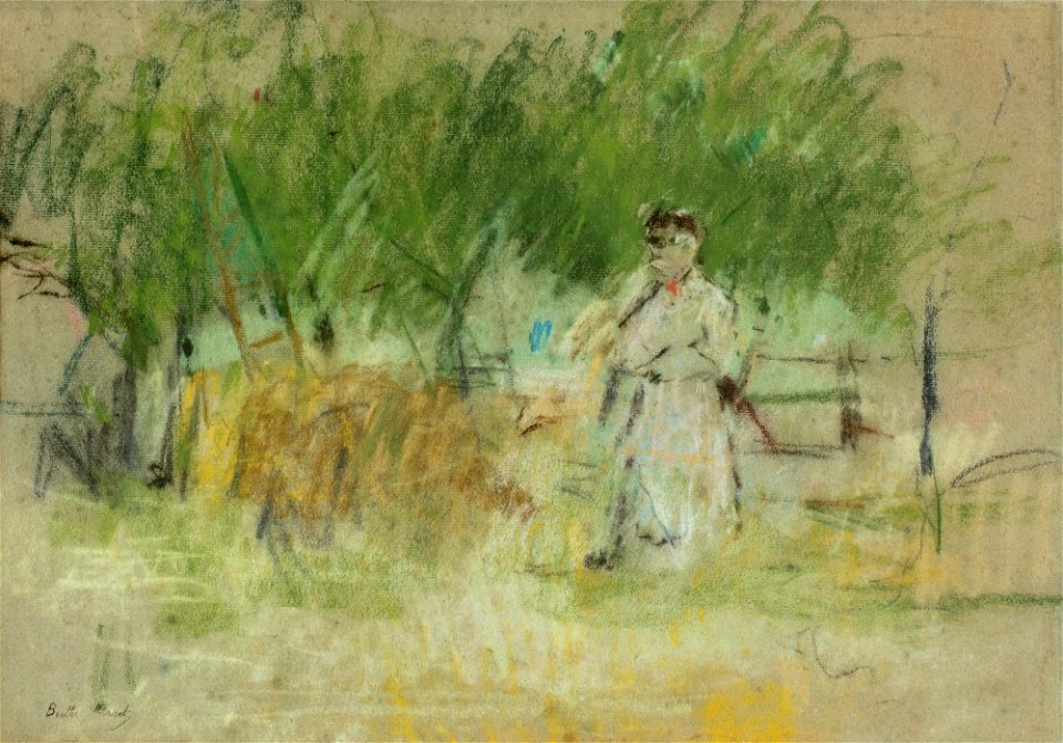 Morisot - NOURRICE ET ENFANT DANS LA CAMPAGNE - RECTO