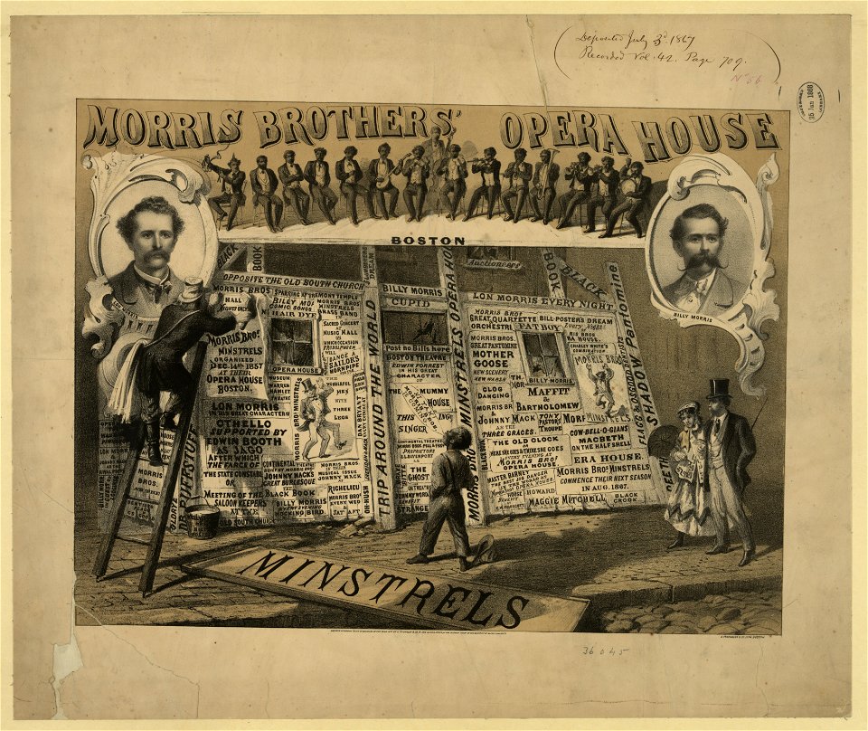 Morris Brothers' opera house, Boston - A. Trochsler & Co. lith., Boston. LCCN95509388