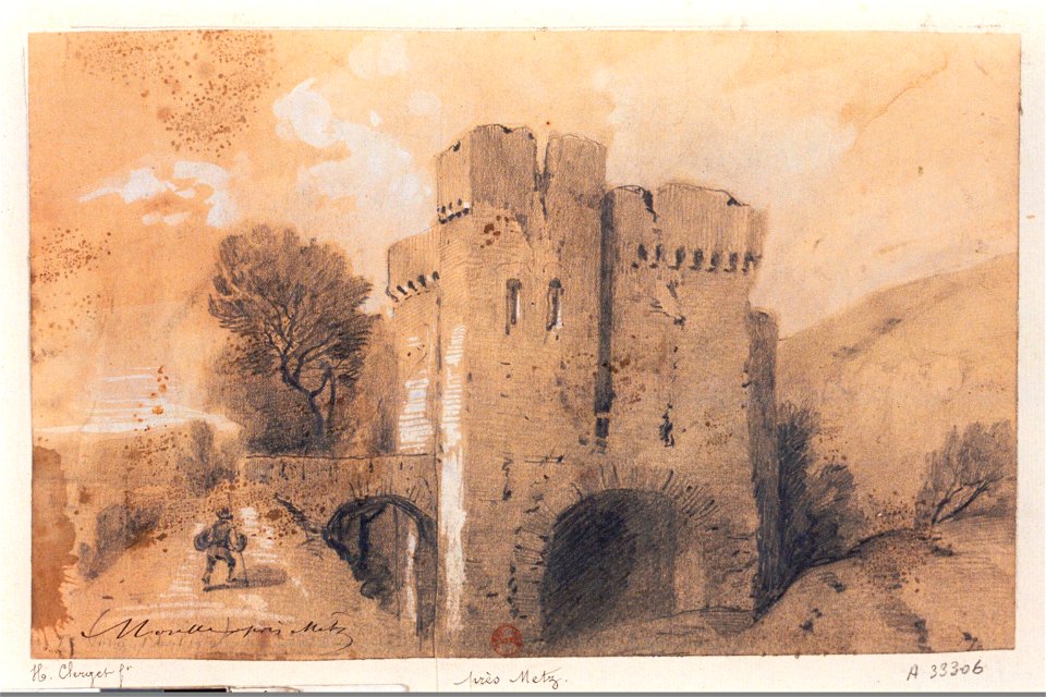 Moselle-près-Metz-ruines-château-fort