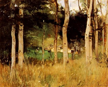 Morisot - thatched-cottage-in-normandy