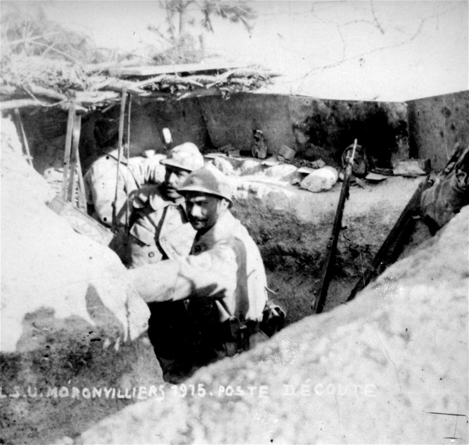 Moronvilliers 1915-Poste d'écoute