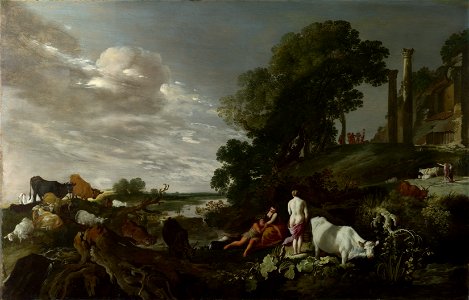Moses van Uyttenbroeck (c.1600-1646-1647) - Landscape with Mythological Figures - NG6476 - National Gallery