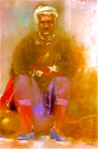 Moroccan Water Carrier Augusto Giacometti