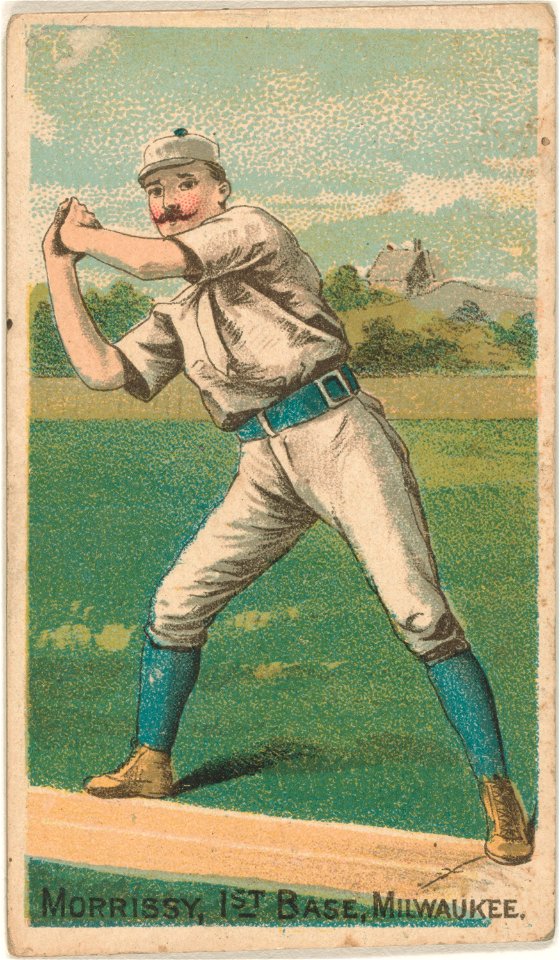 Morrissey, Milwaukee Team, baseball card portrait LCCN2007680722