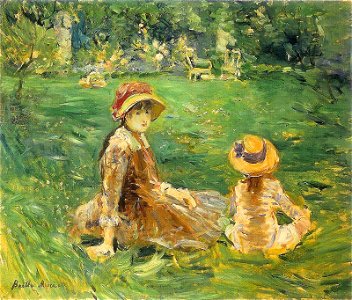 Morisot - in-the-garden-at-maurecourt