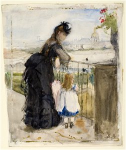 Morisot - On the Balcony, 1871-72