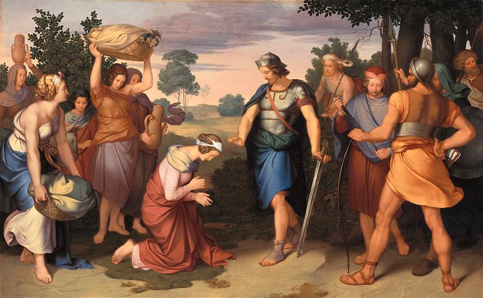 Moritz von Schwind - Abigail vor David - 13363 - Bavarian State Painting Collections