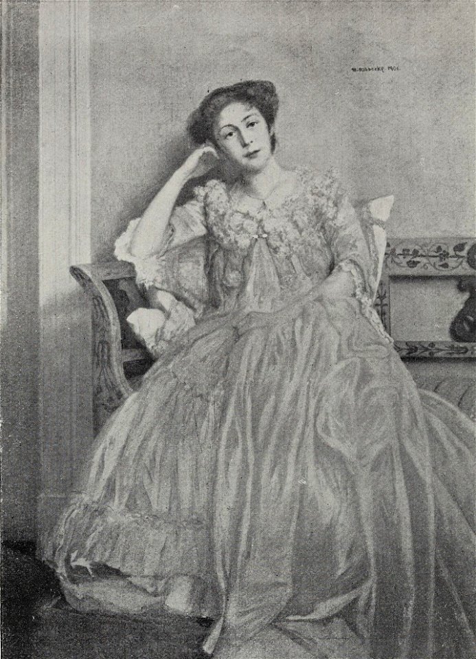 Moritz Röbbecke - Bildnis der Frau L. von B., 1906