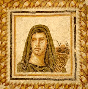 Mosaique au musée de Sousse, septembre 2013, (02)