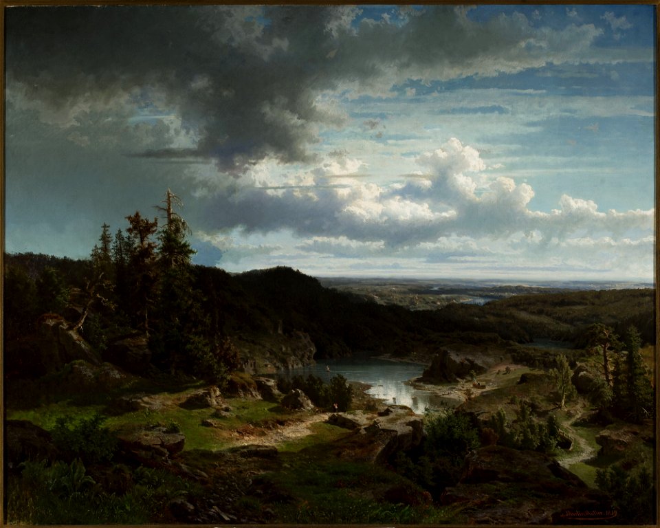 Morten Müller - Landscape - M.Ob.2069 - National Museum in Warsaw