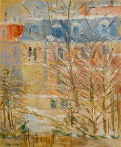 Morisot - MAISONS SOUS LA NEIGE, 1886