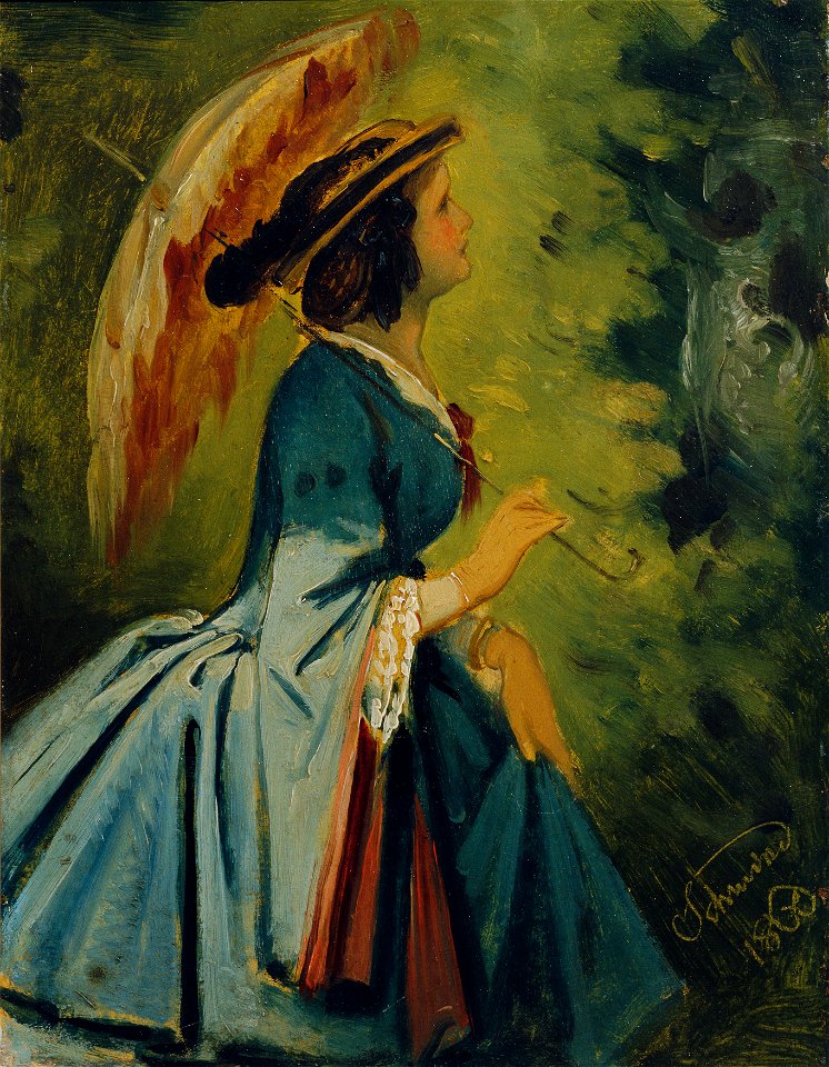 Moritz von Schwind - Anna Schwind, die Tochter des Künstlers - 616 - Österreichische Galerie Belvedere