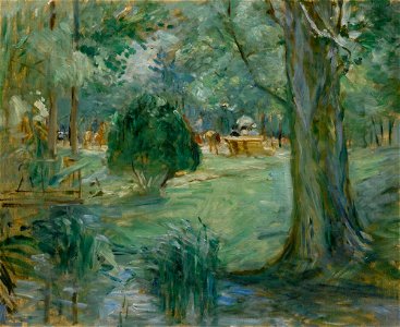 Morisot - RIVIÈRE AU BOIS DE BOULOGNE, 1886