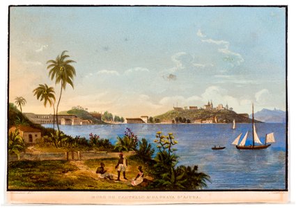 Moro do Castello & da Praya d´Ajuda, da Coleção Brasiliana Iconográfica