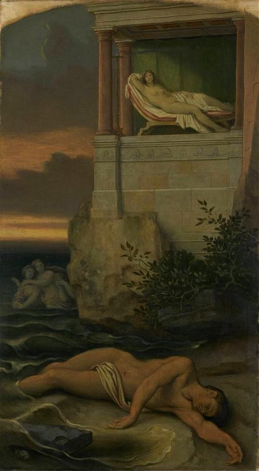 Moritz von Schwind - Hero und Leander - 11575 - Bavarian State Painting Collections