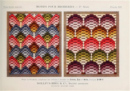 Motifs pour Broderies - 1re série - Planche 13