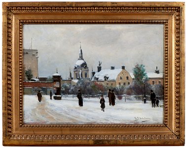 Mosebacke Square (Carl Skånberg) - Nationalmuseum - 23604