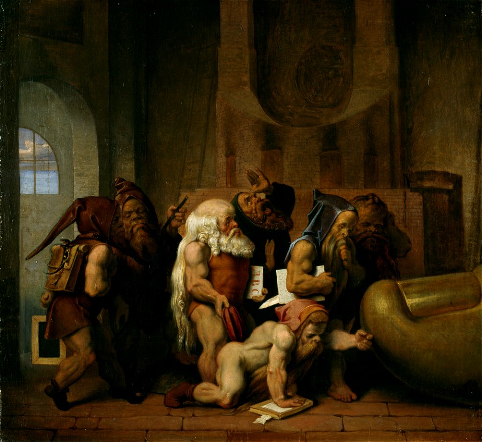 Moritz von Schwind - Gnomen am Zeh der Bavaria - G 3505 - Lenbachhaus
