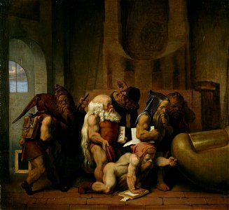 Moritz von Schwind - Gnomen am Zeh der Bavaria - G 3505 - Lenbachhaus