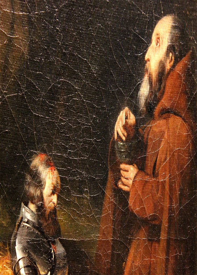 Mort du connétable de Montmorency by Claudius Jacquand détail 1