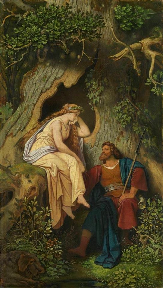Moritz von Schwind - König Krokus und die Waldnymphe - 11571 - Bavarian State Painting Collections