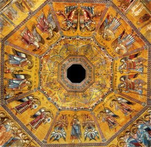 Mosaici del battistero, gerarchie angeliche