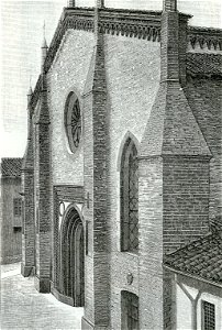 Mortara chiesa di San Lorenzo xilografia di Barberis