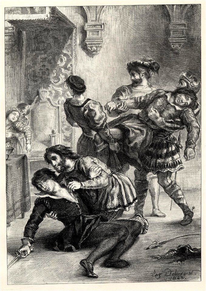 Mort d'Hamlet (Act.V Sc.II) (Death of Hamlet) (BM 1911,0412.180 1)