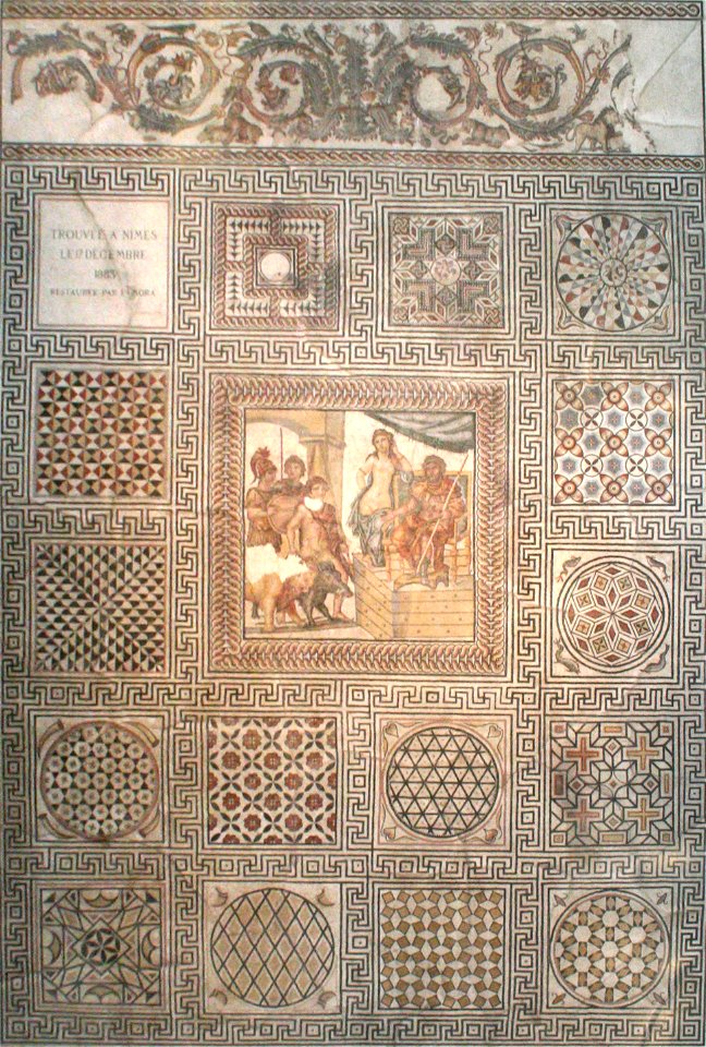Mosaïque-Admète-Nîmes