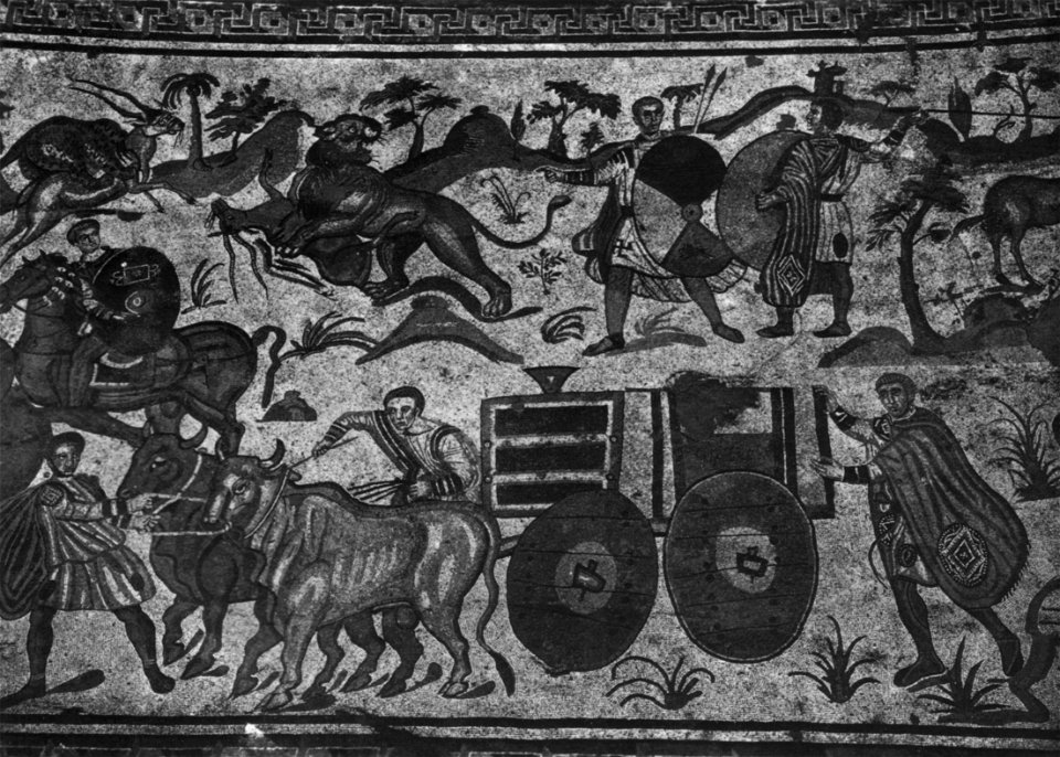 Mosaico della grande caccia 02