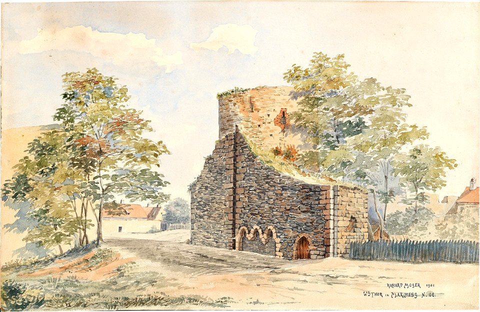 Moser – Wienertor in Marchegg, 1901