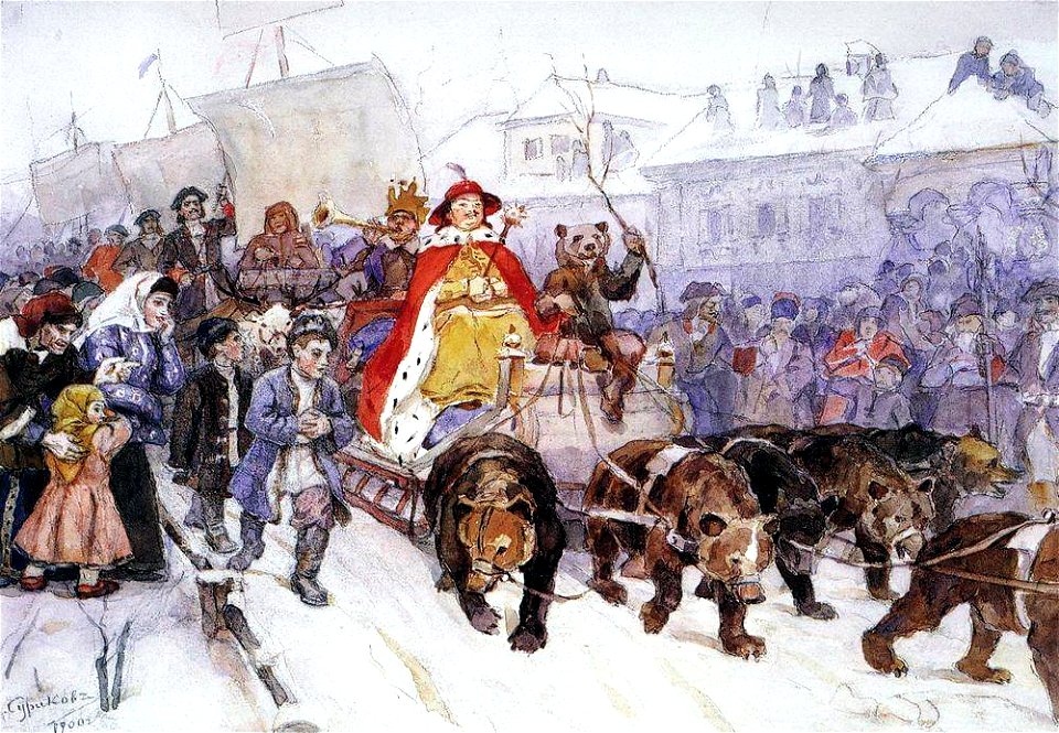 Moscow Masquerade 1722 (Vasily Surikov)