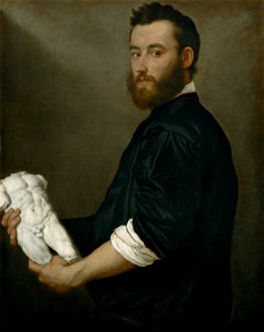 Giovanni Battista Moroni - The Sculptor Alessandro Vittoria - Google Art Project