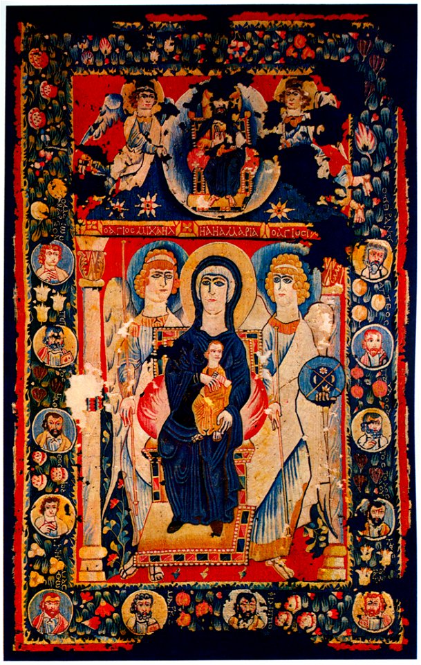 Mother of God (portrayed as a Byzantine empress)