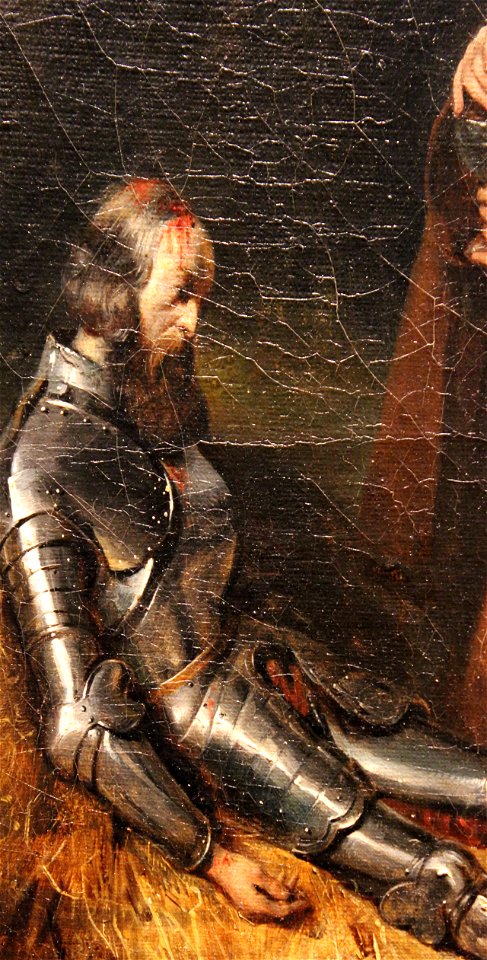 Mort du connétable de Montmorency by Claudius Jacquand détail 4