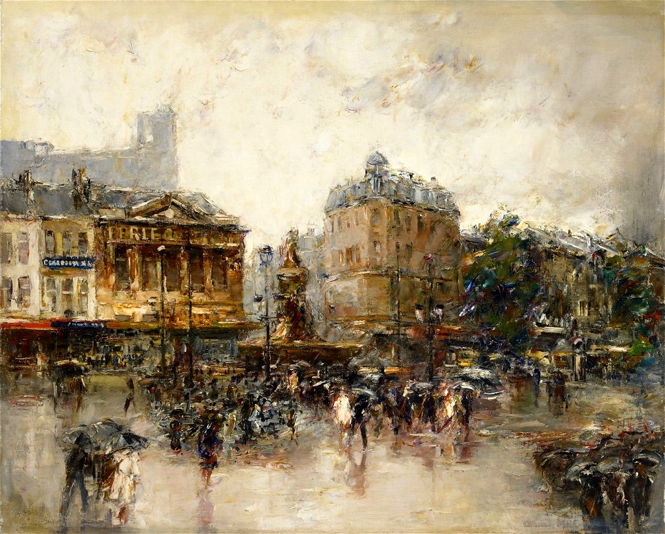 Mose di Giosué Bianchi Paris place de Clichy 1884