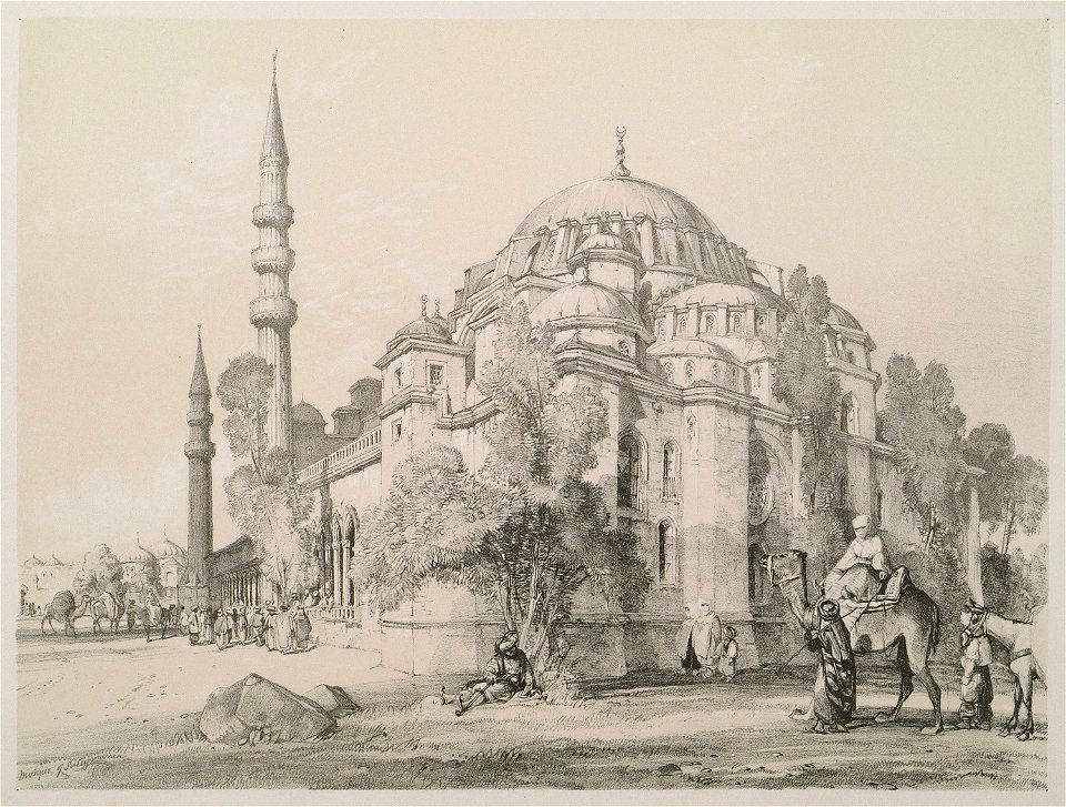 Mosque of Suleymania - Lewis John F - 1838