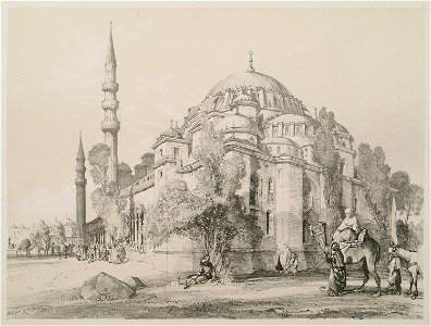 Mosque of Suleymania - Lewis John F - 1838
