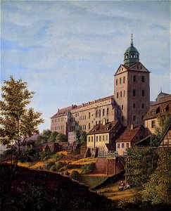 Ludwig August Most - Schloß Stettin, von der Mitternachtsseite (1828)