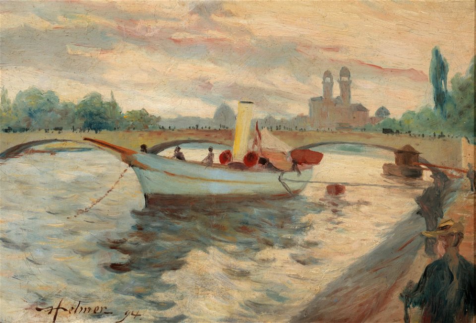 Motif from the Seine (Helmer Osslund) - Nationalmuseum - 21072
