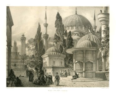 Mosquée Châh – Zâdèh (Constantinople) - Flandin Eugène - 1853