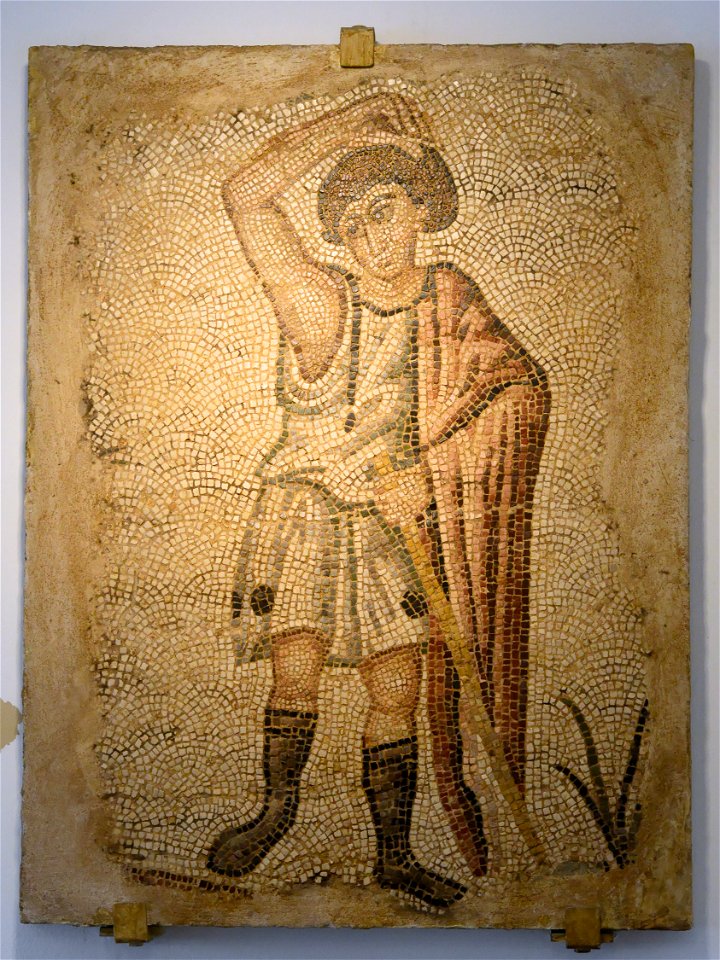 Mosaic shepherd Syria Nationalmuseet
