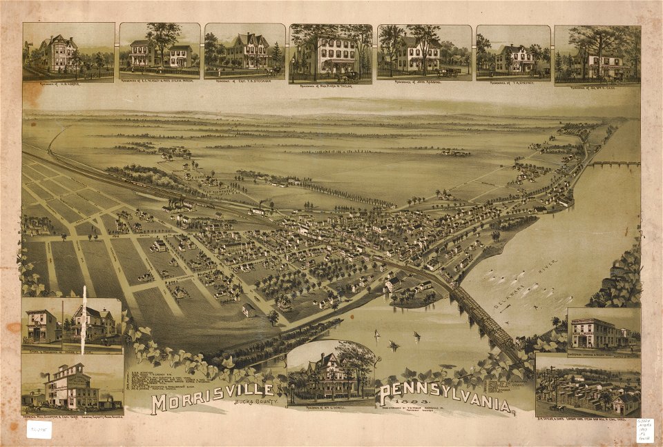 Morrisville, Bucks County, Pennsylvania, 1893 LOC gm72002095