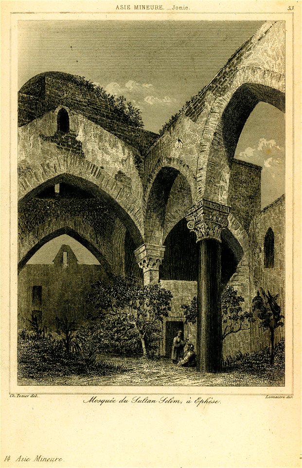 Mosquée du sultan Sélim à Ephèse - Texier Charles Félix Marie - 1882