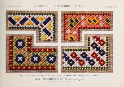 Motifs pour Broderies - 1re série - Planche 07