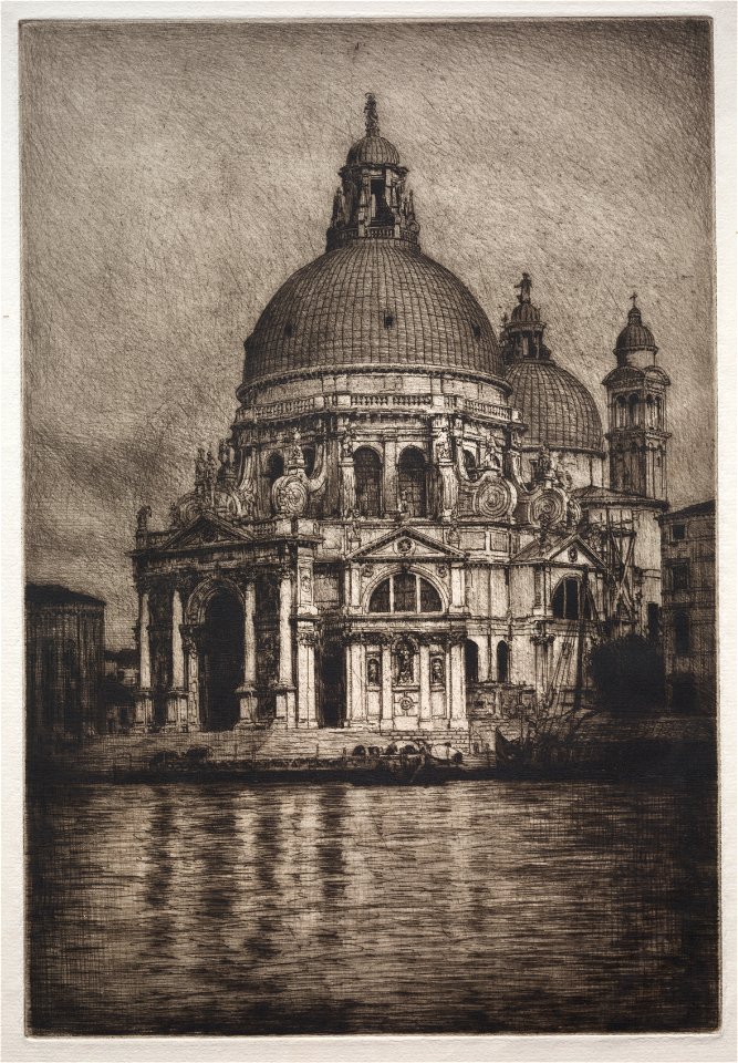 Mortimer Menpes (British, 1860-1938) - Santa Maria Della Salute ^2 - 1996.222 - Cleveland Museum of Art