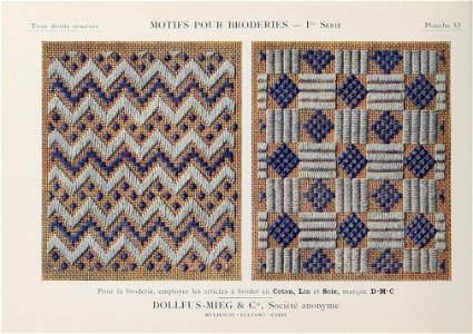 Motifs pour Broderies - 1re série - Planche 06