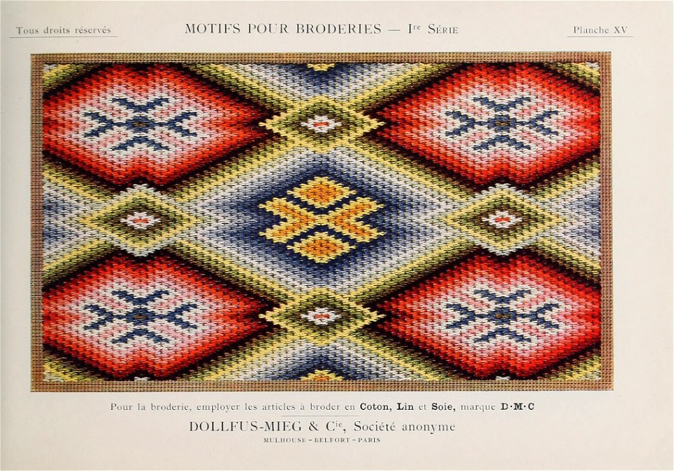 Motifs pour Broderies - 1re série - Planche 15