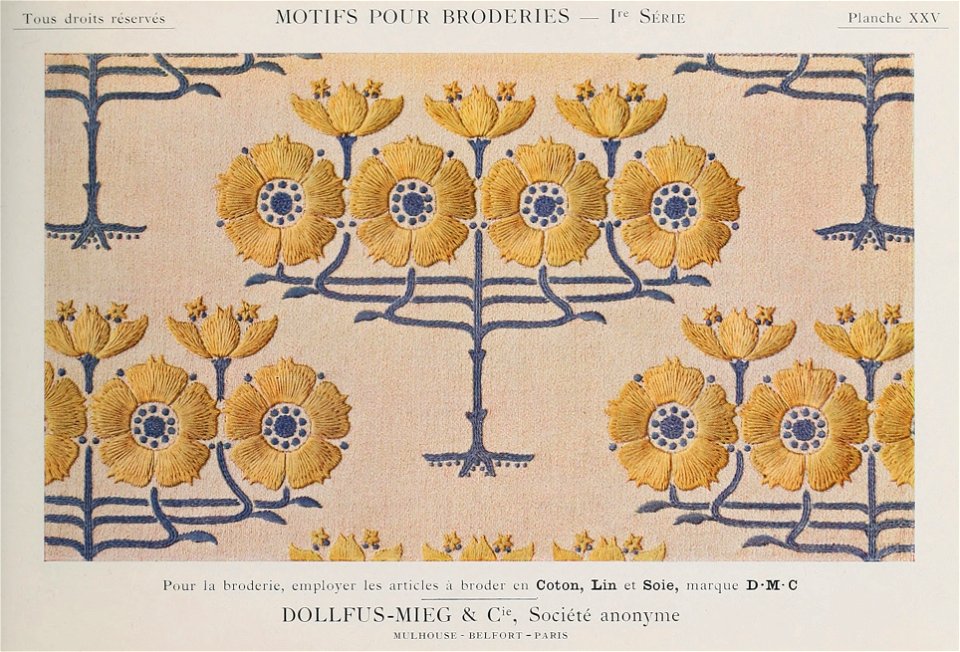 Motifs pour Broderies - 1re série - Planche 25